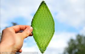 Lá nhân tạo đầu tiên có chức năng như lá thật trong tự nhiên