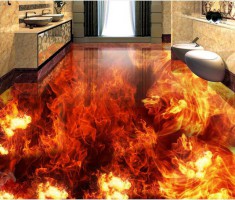 Tốc độ bắt lửa của một đám cháy và lời khuyên "cố thủ trong phòng tắm"