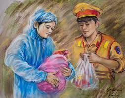 DÒNG NƯỚC MẮT VÀ DÒNG CHẢY TÌNH NGƯỜI GIỮA TÂM LŨ