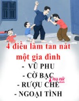 KHÔNG ĐỢI ĐẾN KHI GIA ĐÌNH TAN NÁT