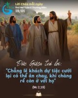 CHÀNG RỂ ĐANG Ở GIỮA CHÚNG TA: MỪNG LỄ TRONG TINH THẦN RƯỢU MỚI VÀ BẦU DA MỚI