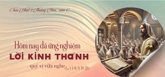 HÔM NAY ĐÃ ỨNG NGHIỆM LỜI KINH THÁNH QUÝ VỊ VỪA NGHE