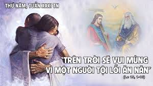 TRỜI SẼ VUI MỪNG VÌ MỘT NGƯỜI TỘI LỖI HỐI CẢI