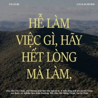 ĐỪNG ĐỂ LÒNG MÌNH VẮNG CHÚA GIỮA NHỮNG VIỆC LÀM CHO CHÚA