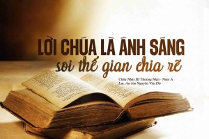 LỜI CHÚA LÀ ÁNH SÁNG SOI THẾ GIAN CHIA RẼ