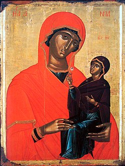 Angelos Akotanos   Saint Anne with the Virgin   15th century