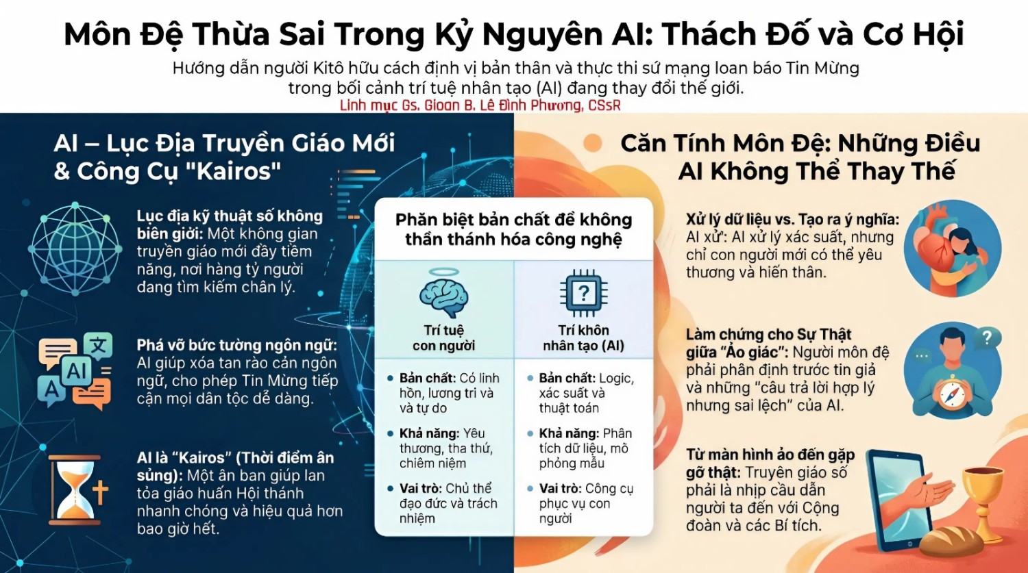 NGƯỜI MÔN ĐỆ THỪA SAI TRONG THỜI ĐẠI A.I